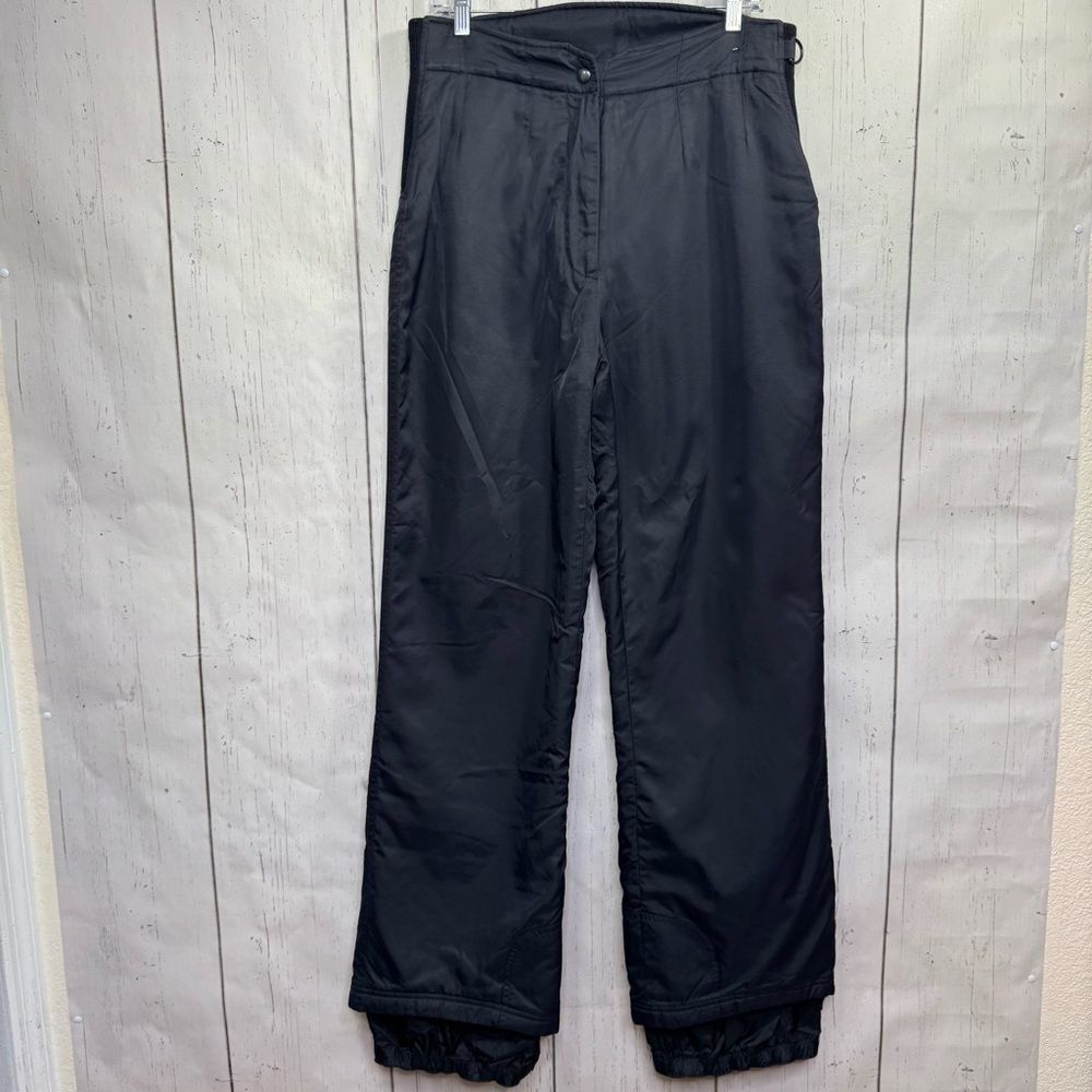 Obermeyer Insulated Snow Ski Pants Black Womens Size 12 Outdoor Gorpcore Skiwear